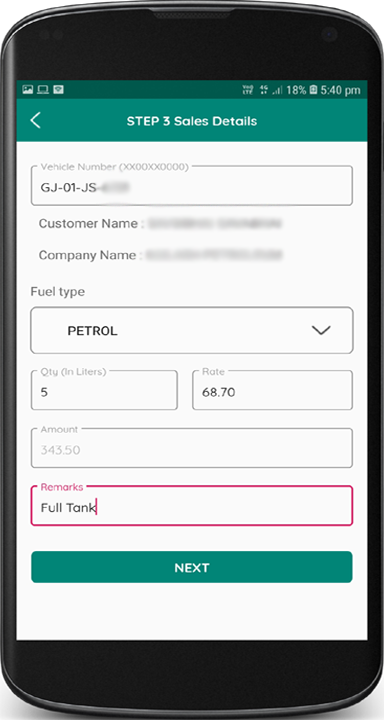 E-Petrol App